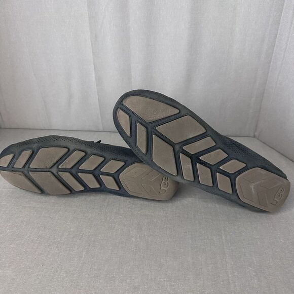 UGG HENRICK PERF NAVY LEATHER VENETIAN DRIVING LOAFERS, MEN US 9.5 - Picture 8 of 10